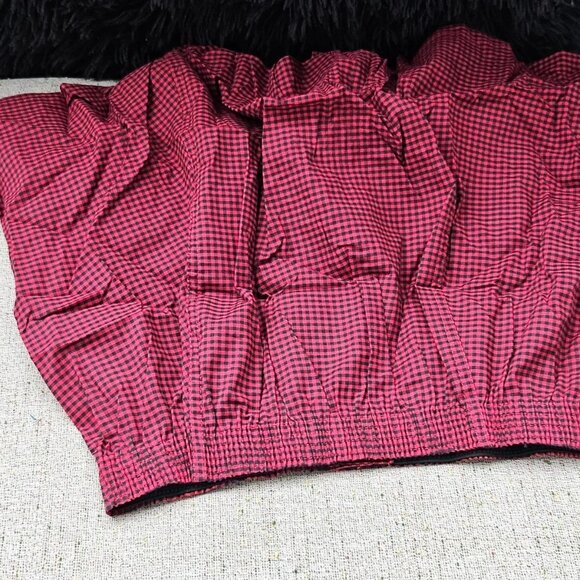 George Men Boxer Shorts Red/Black Tone Cotton Blend Sleep Short Size S 28-30 Br - Picture 8 of 11